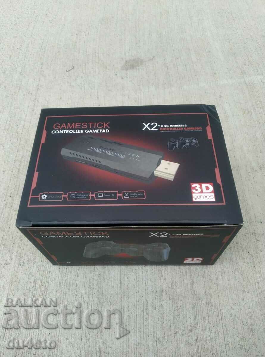 Livrarea Consola retro Gamestick 30.000 de jocuri compatibile cu 23 de emulatori