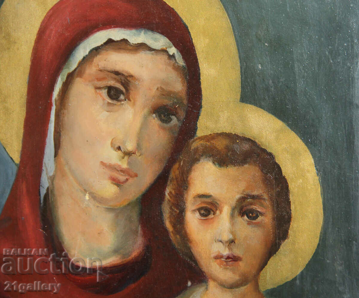 Delivery of Ancient picture of the Holy Mother of God with the Child Delivery of Ancient picture of the Holy Mother of God with the Child