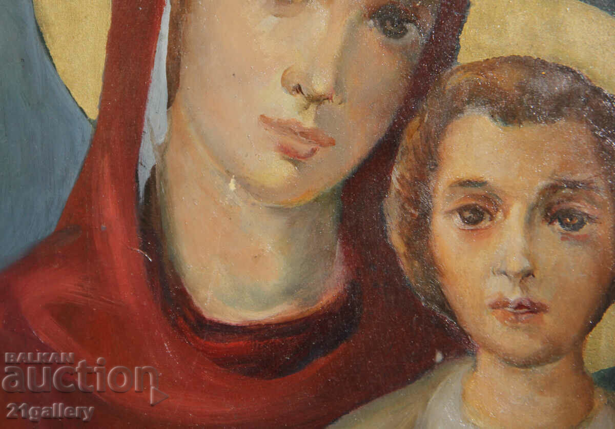 Ancient picture of the Holy Mother of God with the Child - 5 Ancient picture of the Holy Mother of God with the Child - 5