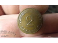 Γερμανία 2 pfennig, 1965