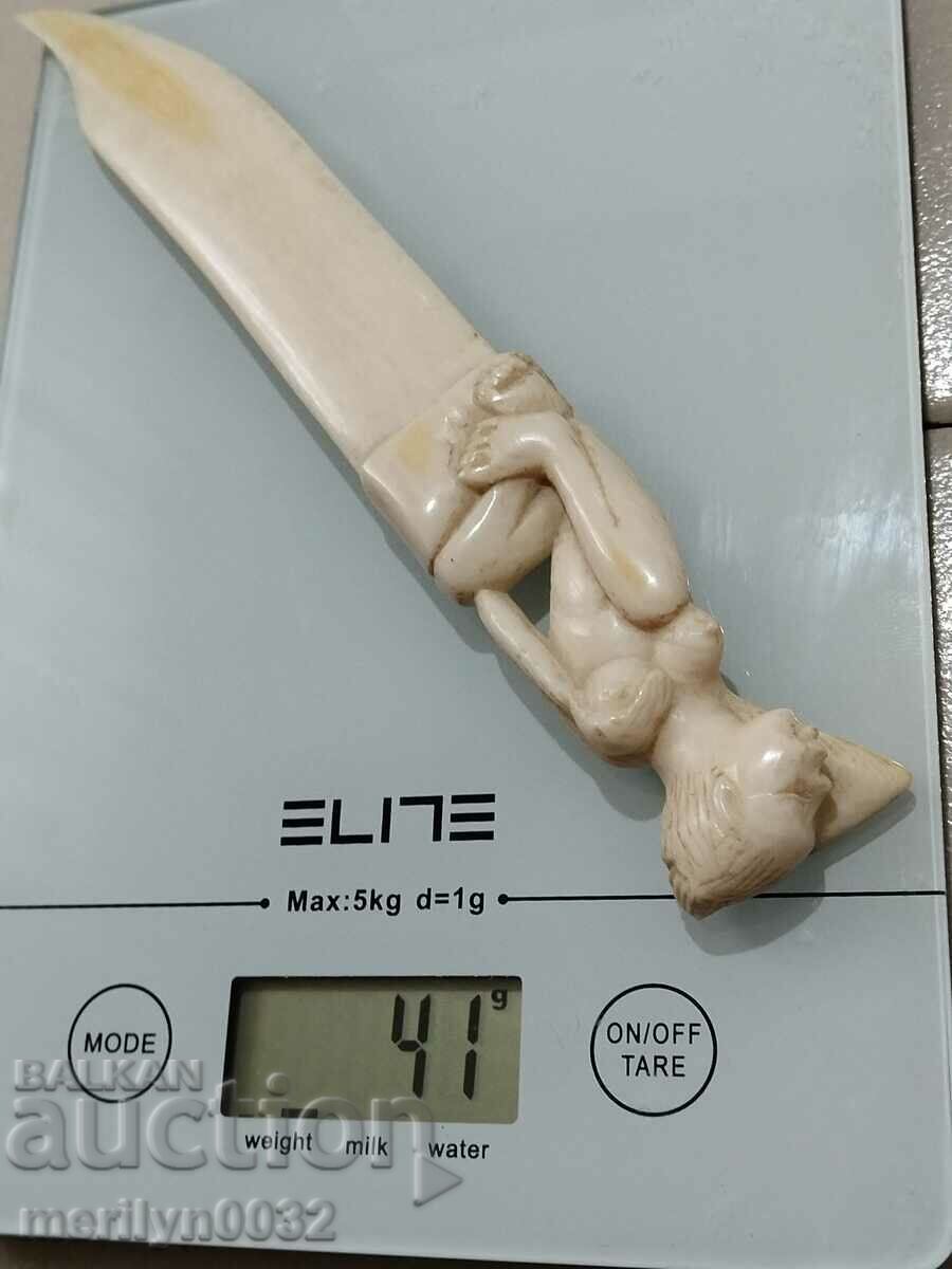 Ivory letter knife - 6 Ivory letter knife - 6