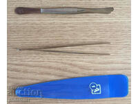 Tweezers for postage stamps - standard length 12 cm