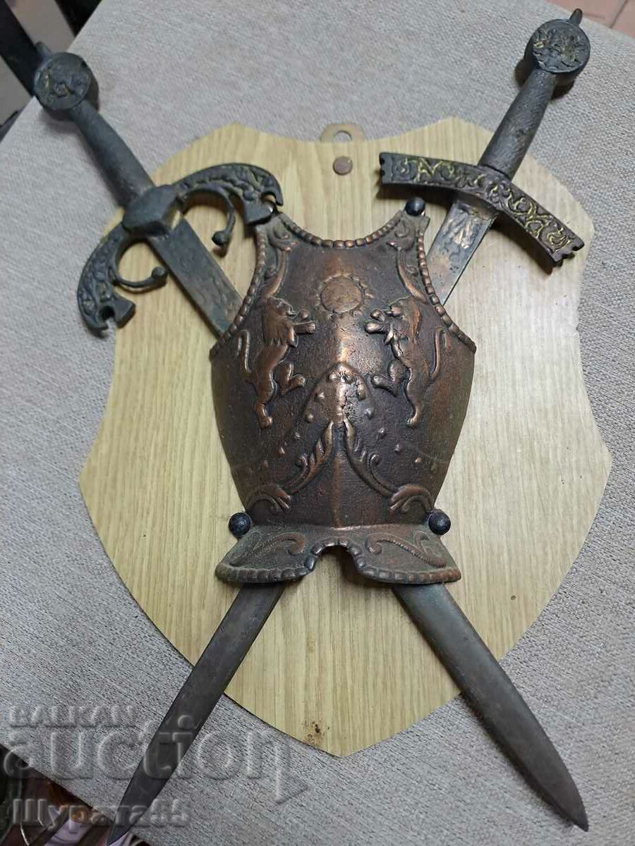 Аукцион Комплект бронз 40см. Острието и дръжката Аукцион Комплект бронз 40см. Острието и дръжката