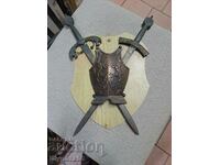 Set bronz 40 cm. Lama și mânerul