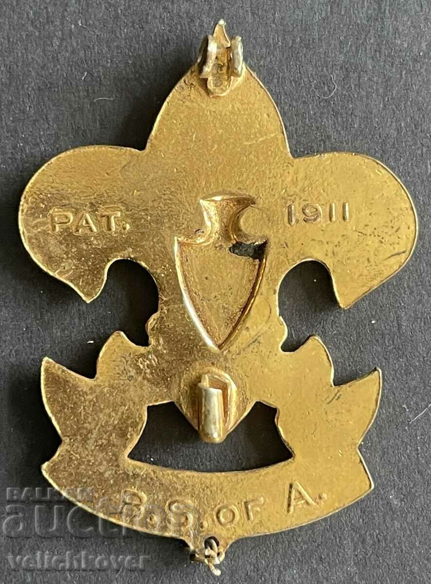 39319 USA Badge Boy Scouts of America 1930s with price 40.00 BGN | € 20.45