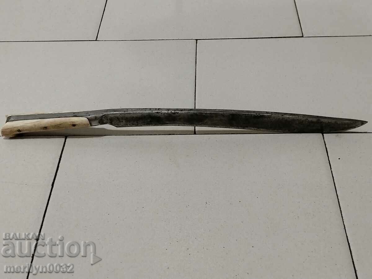 Old shepherd's knife without cania and stamp akulak blade - 6 Old shepherd's knife without cania and stamp akulak blade - 6