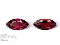 2 pcs NATURAL GARNETS - MARQUIS SRI LANKA - 1.80 ct (342)