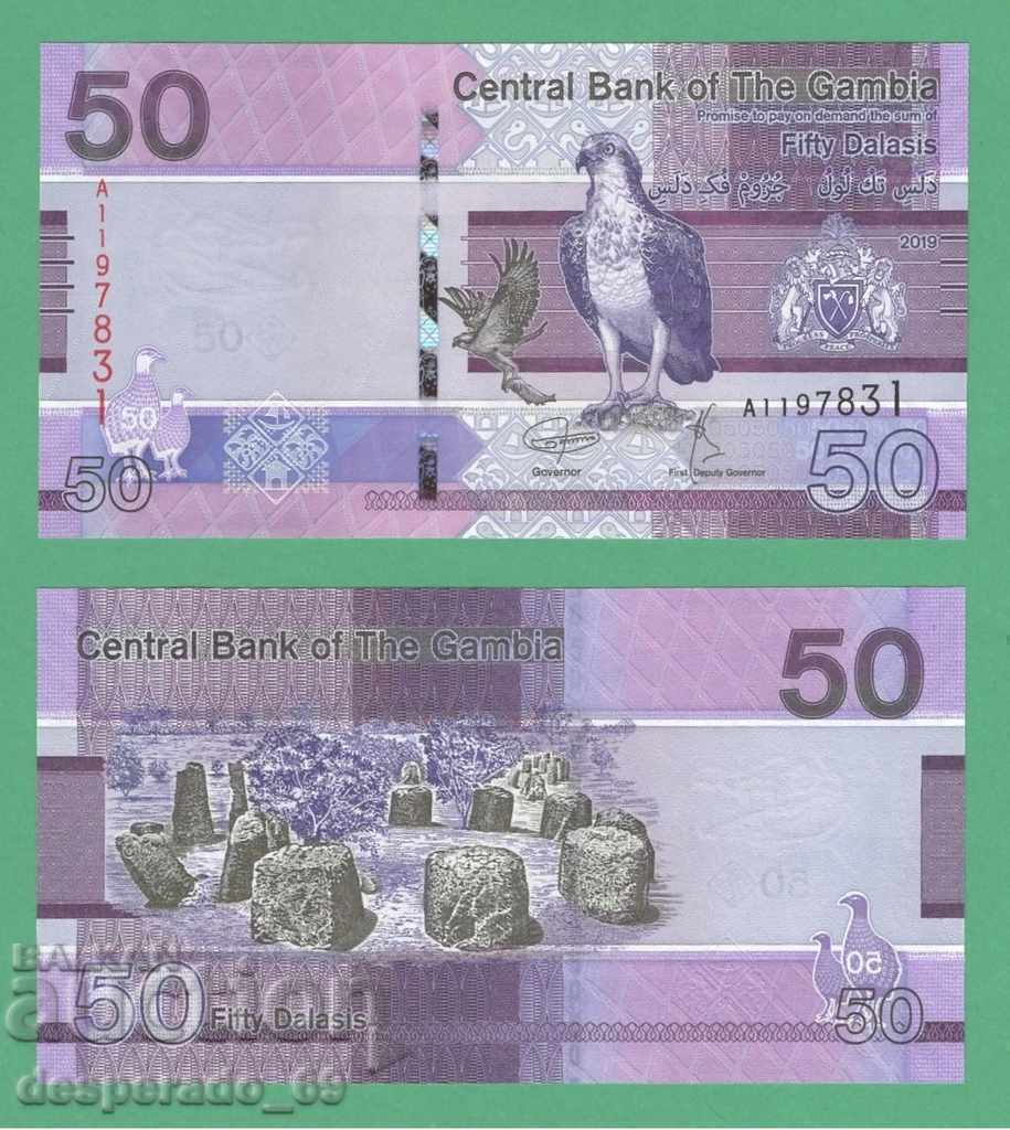 (¯`'•.¸ GAMBIA 50 Dallas 2019 UNC ¸.•'´¯) (¯`'•.¸ GAMBIA 50 Dallas 2019 UNC ¸.•'´¯)