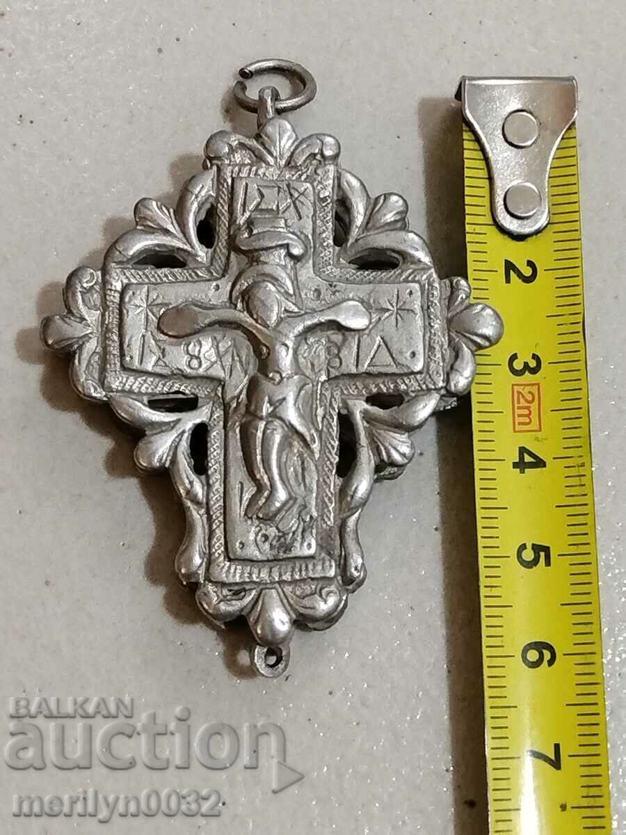 Auction  Revival cross for the neck, silver, jewelry, UNIQUE jewelry