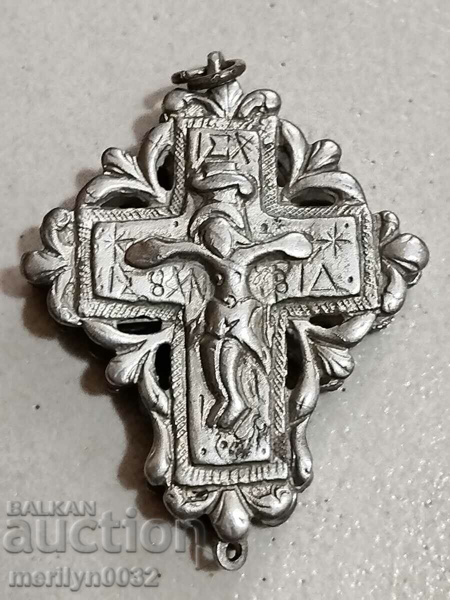 Revival cross for the neck, silver, jewelry, UNIQUE jewelry