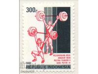 1991. Indonesia. 5th in Asia in weightlifting.