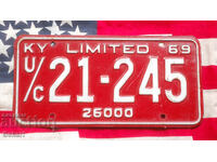 US registration number KENTUCKY LIMITED 1969