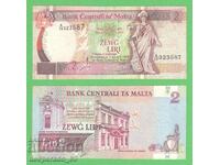 (¯`'•.¸ MALTA 2 lire 1967 (1994) ¸.•'´¯)