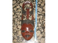 African mahogany mask, openwork carving