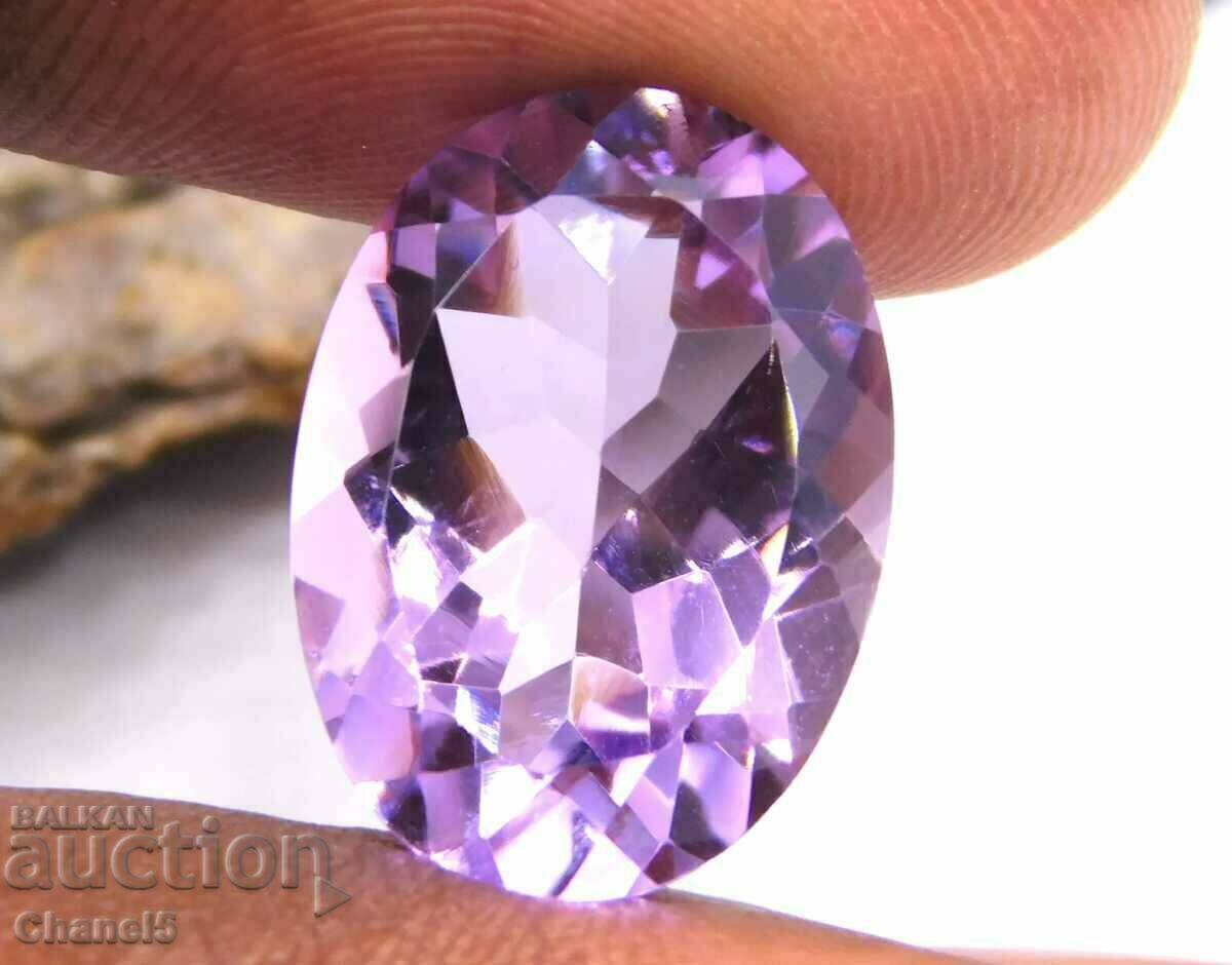 NATURAL AMETHYST - ROZ-VIOLET - BRAZIL - 2,23 ct (242)