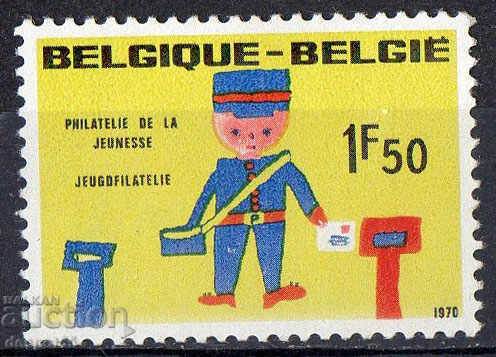 1970. Belgia. Un tânăr filatelist.