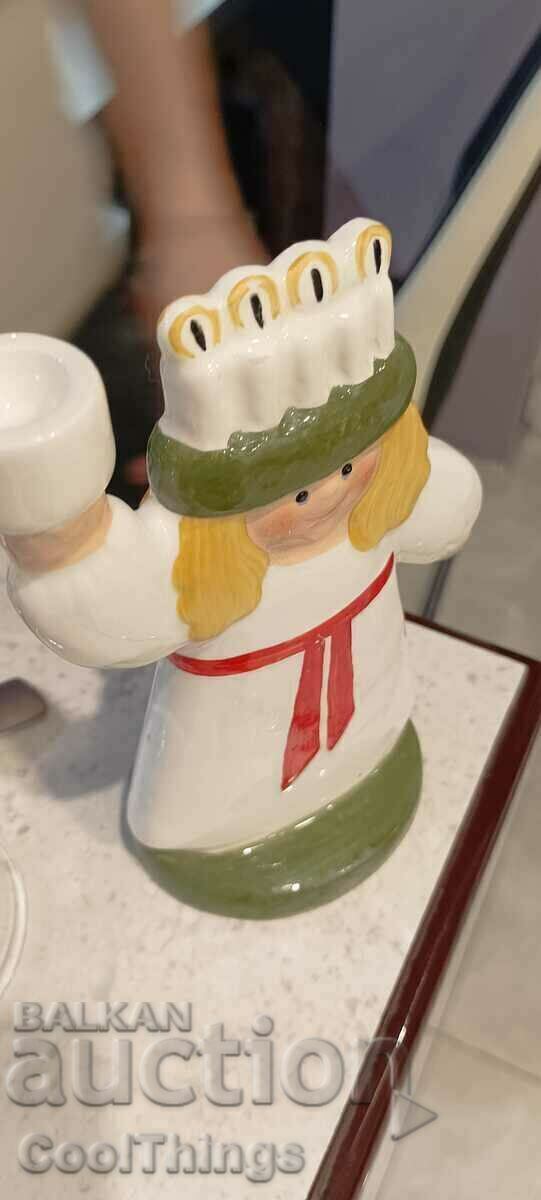 Goebel candlestick marked with price 40.00 BGN | € 20.45 Goebel candlestick marked with price 40.00 BGN | € 20.45