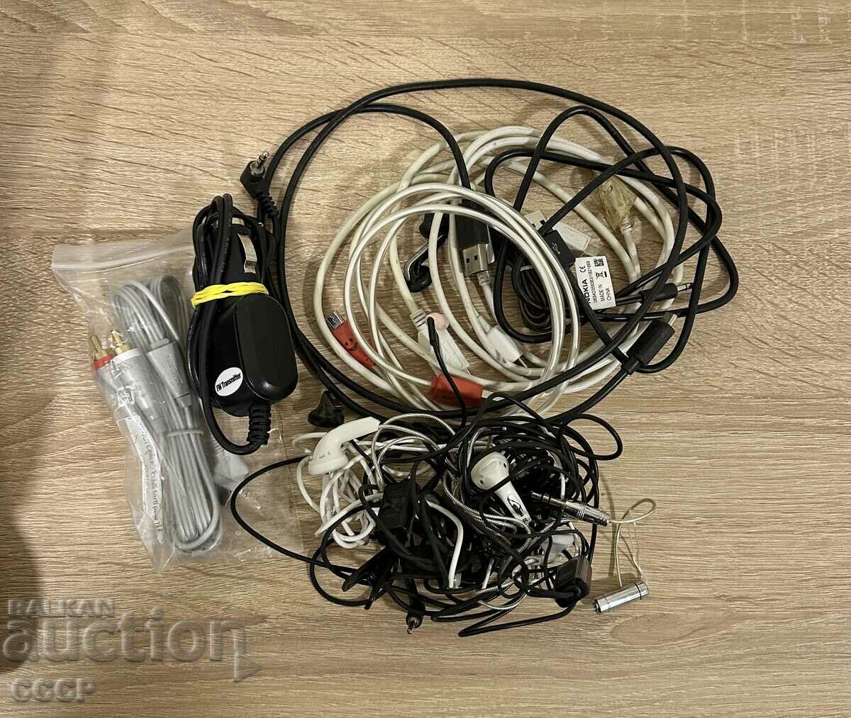 Chargers and headphones for phones