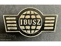 39323 Hungary bus manufacturer company sign IBUSZ