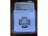 1 BGN 1913 NGC MS61