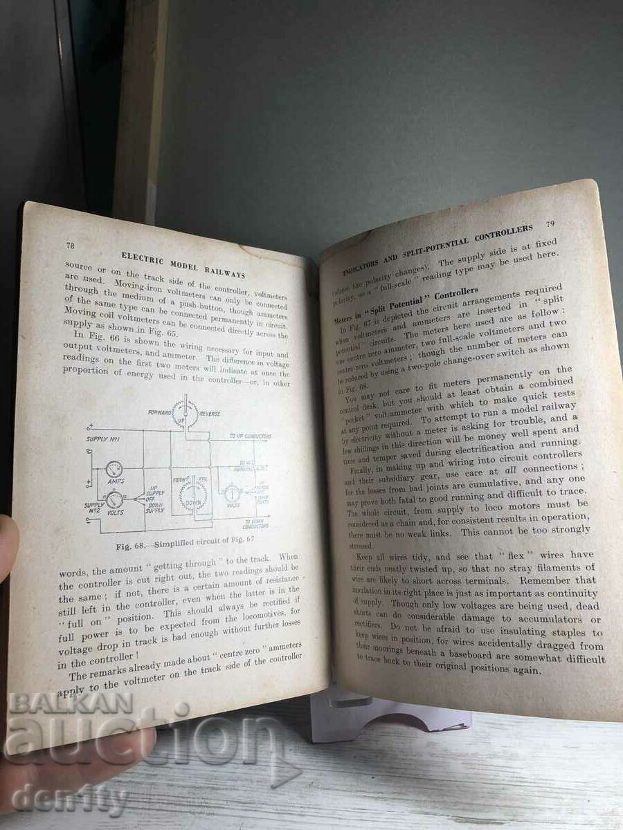 electric model railways old book - 5 electric model railways old book - 5