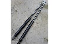 Shock absorbers for the lifting mechanism of the mattress frame