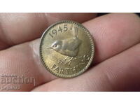 Marea Britanie 1 Farthing, 1945