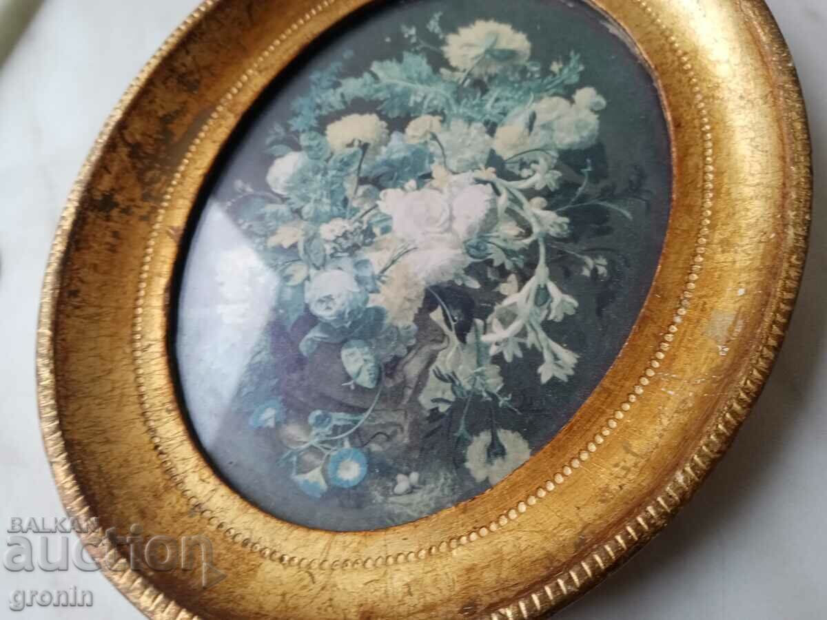 Auction Gilded panel, frame, gold varak, for wall, vintage Auction Gilded panel, frame, gold varak, for wall, vintage