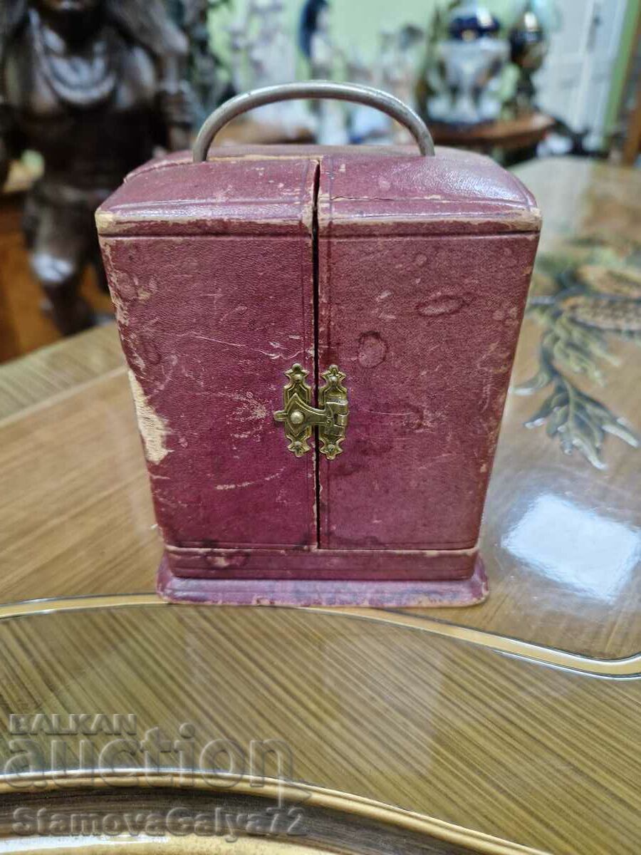 Ceas de trăsura Junghans antic rar - 7