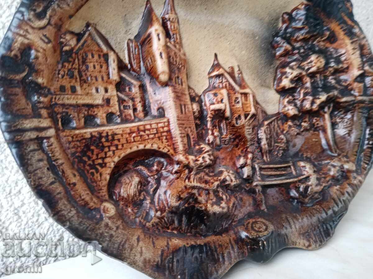 Δημοπρασία Πάνελ τοίχου, πήλινο πάνελ, θέα στην πόλη, ανάγλυφο Δημοπρασία Πάνελ τοίχου, πήλινο πάνελ, θέα στην πόλη, ανάγλυφο