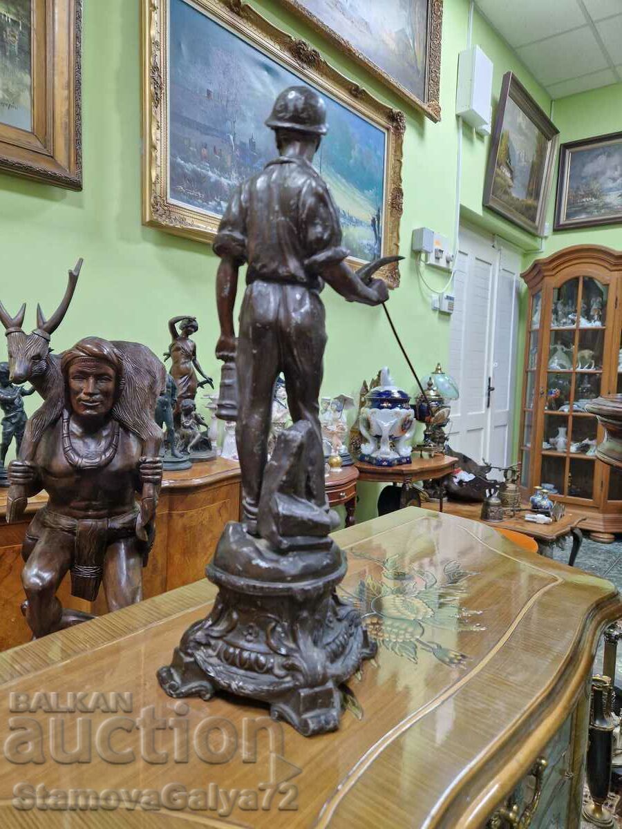 A wonderful antique French figure statuette - 6 A wonderful antique French figure statuette - 6