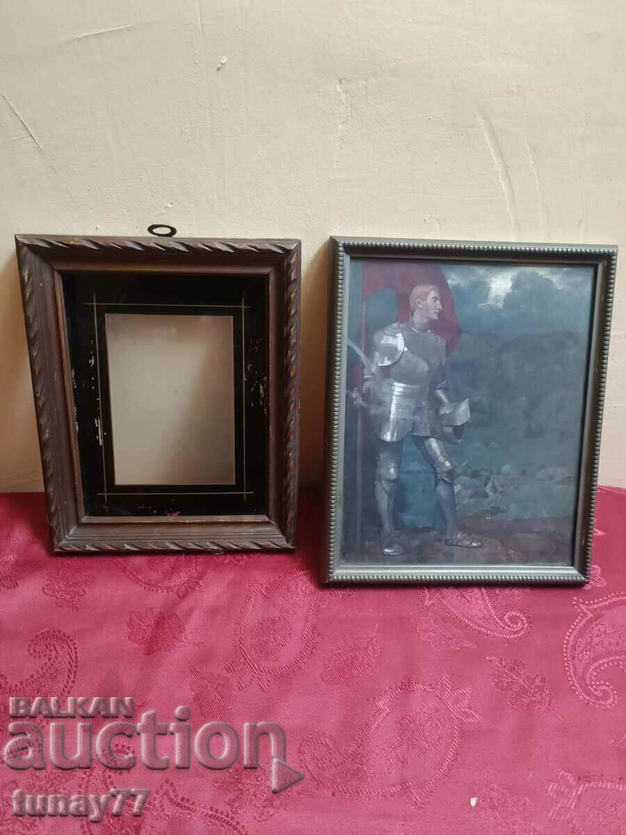 Old wooden frames