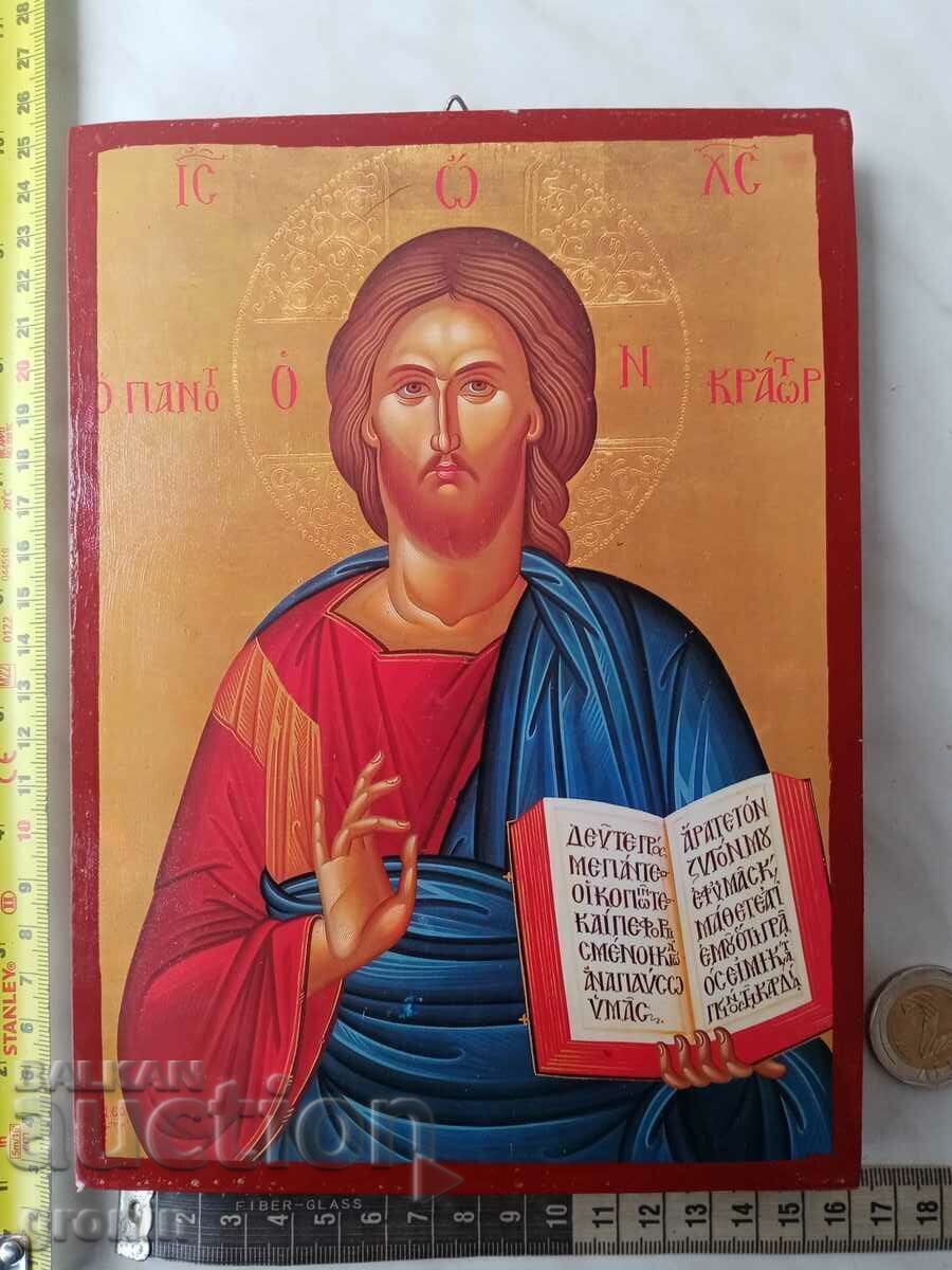 Δημοπρασία Ξύλινη εικόνα, Ιησούς Χριστός