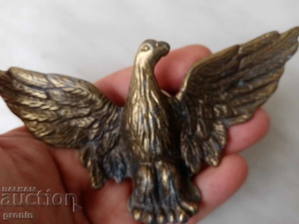 cataramă metalică vultur american, cataramă, - 6