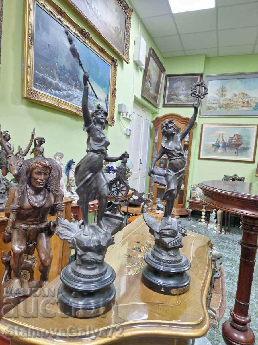 A pair of great French figure figurines - 6 A pair of great French figure figurines - 6