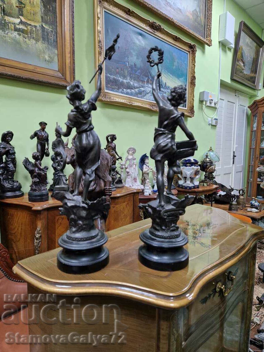 A pair of great French figure figurines - 7 A pair of great French figure figurines - 7