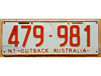 Australian registration number NORTHERN TERRITORY