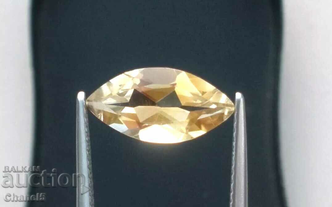 Auction CITRINE - MARQUIS - BRAZIL - 0.65 CARAT (346) Auction CITRINE - MARQUIS - BRAZIL - 0.65 CARAT (346)