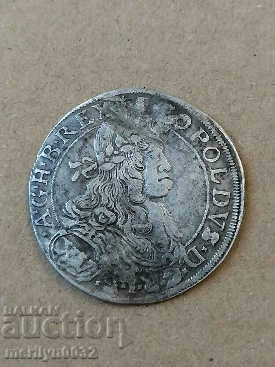 Moneda de argint Leopold de argint gros