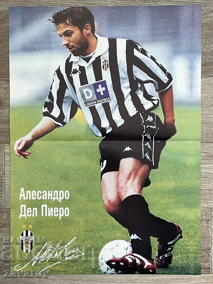 Poster Alessandro Del Piero Juventus Italia