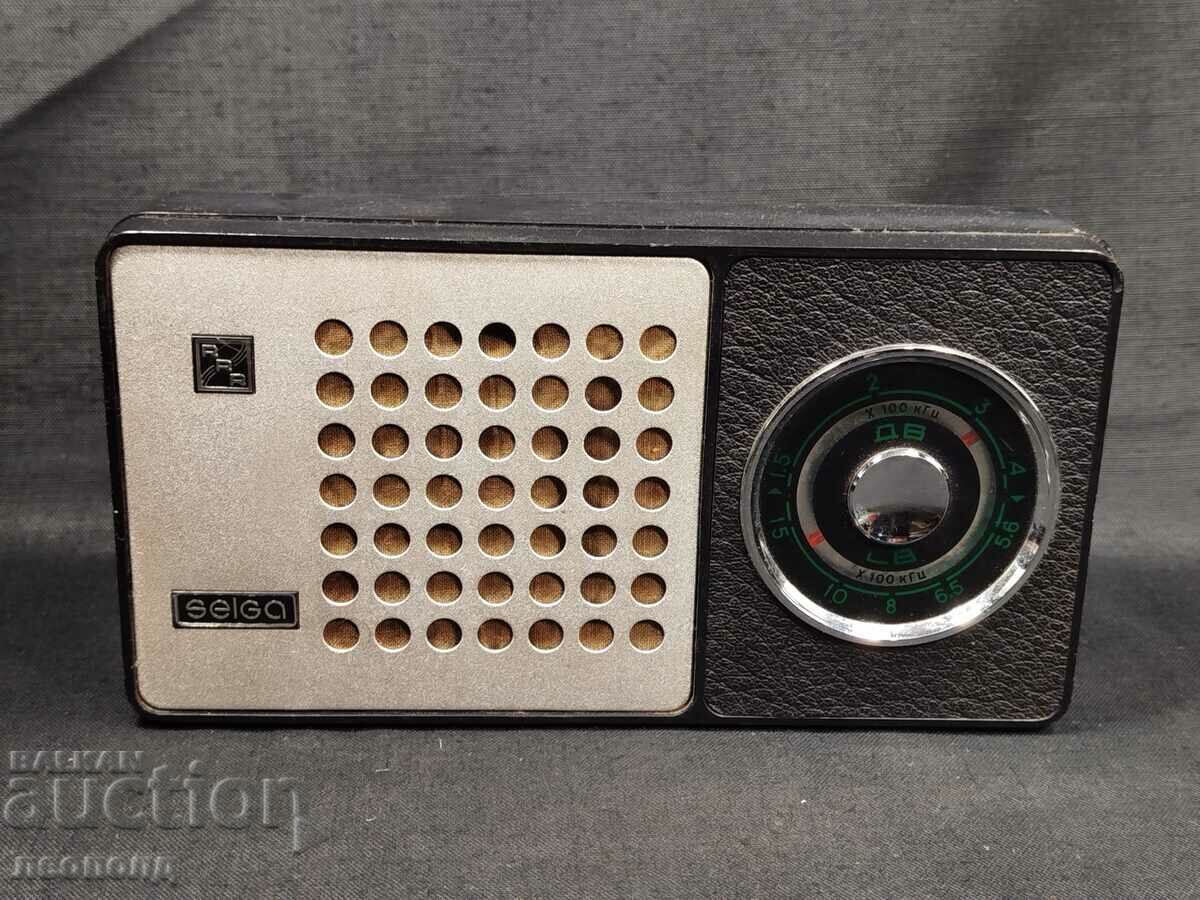 BZC OLD RETRO SOC URSS TRANSISTOR RADIO SELGA SELGA