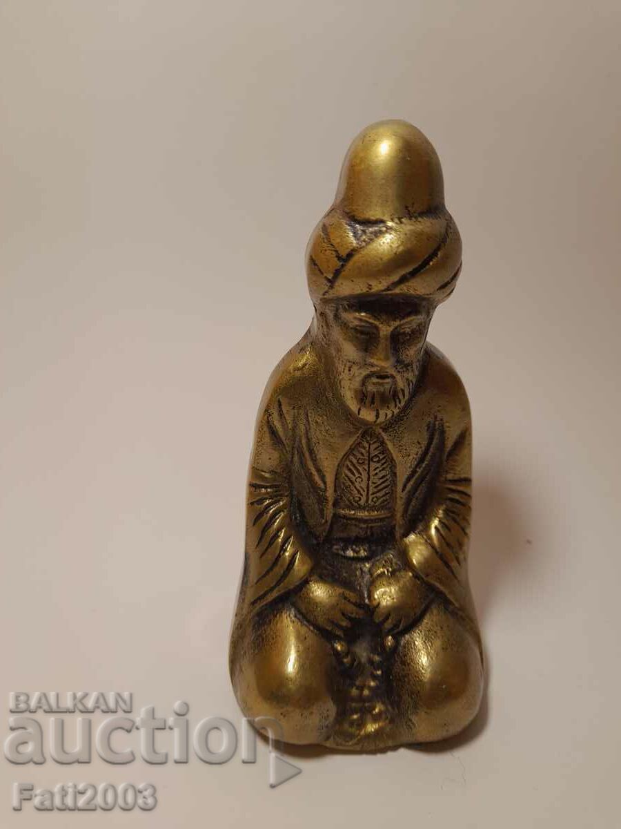 Auction Bronze figure Vizier, Ottoman