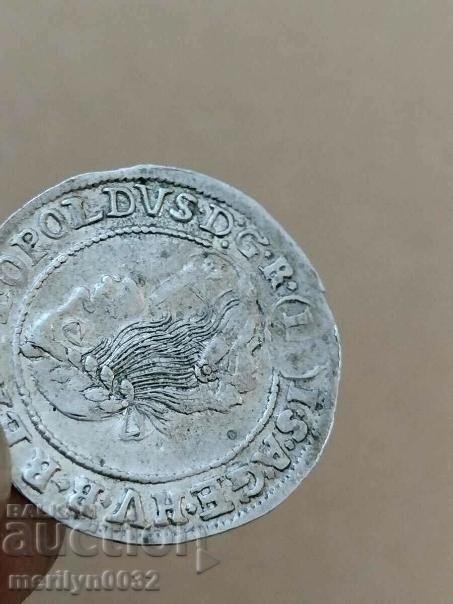 Licitație Moneda de argint Leopold de argint gros Licitație Moneda de argint Leopold de argint gros