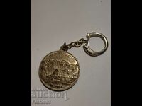 Auction Silver plated key ring