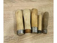 Lot of wooden handles