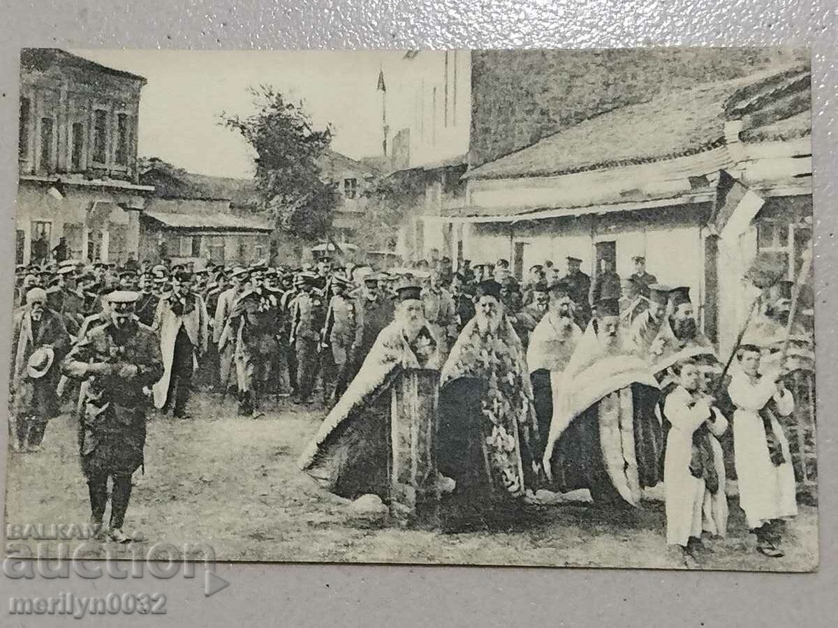 Carte militară 1912 Regele Ferdinand fotografie foto