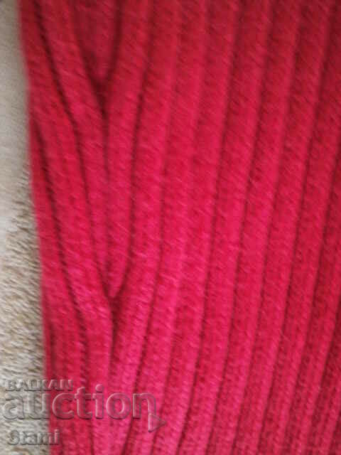 Blouse Bershka wine red polo collar color size L/40 - 6