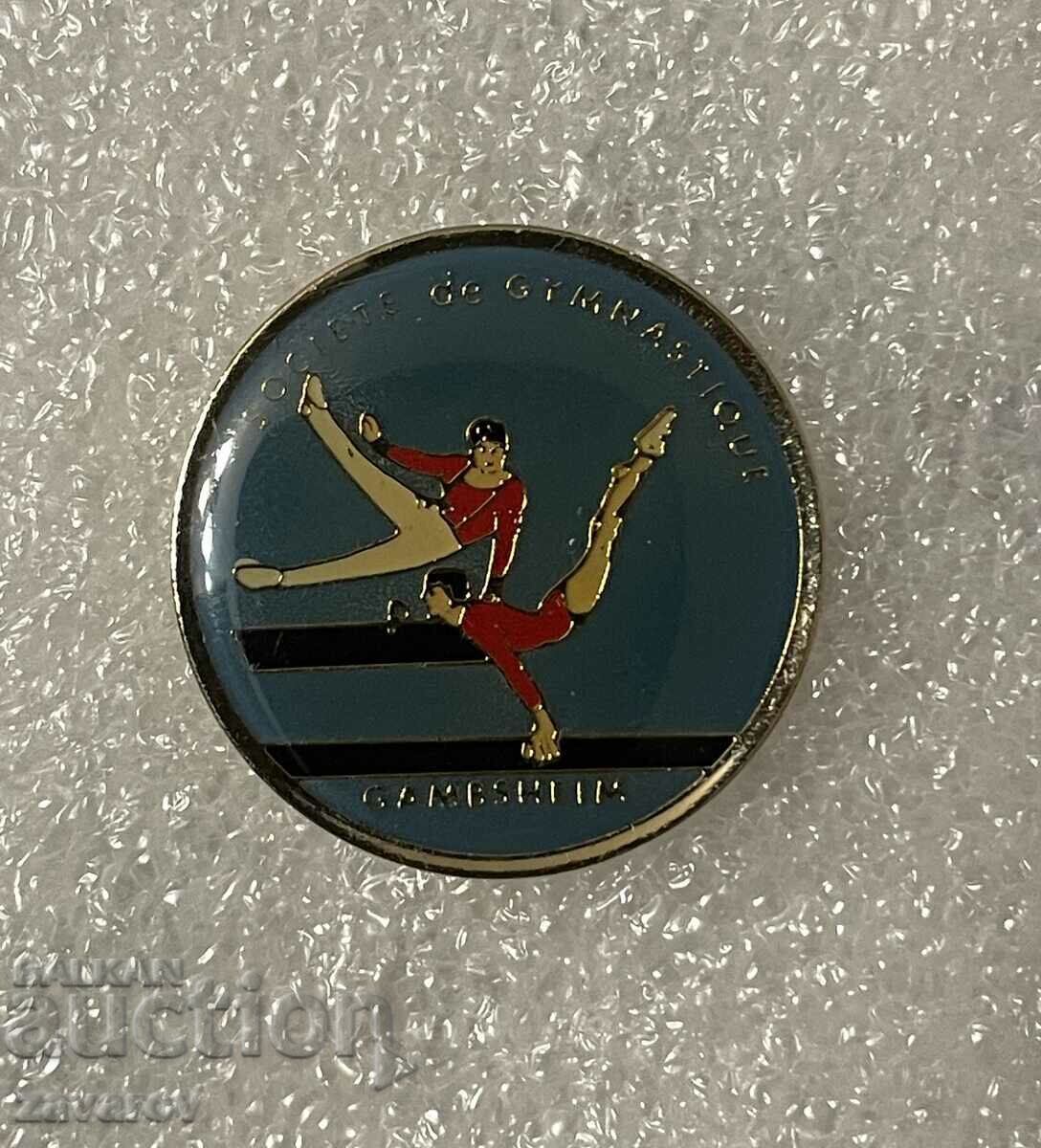 Sports Gymnastics Badge France Club Sports Gymnastics Badge France Club