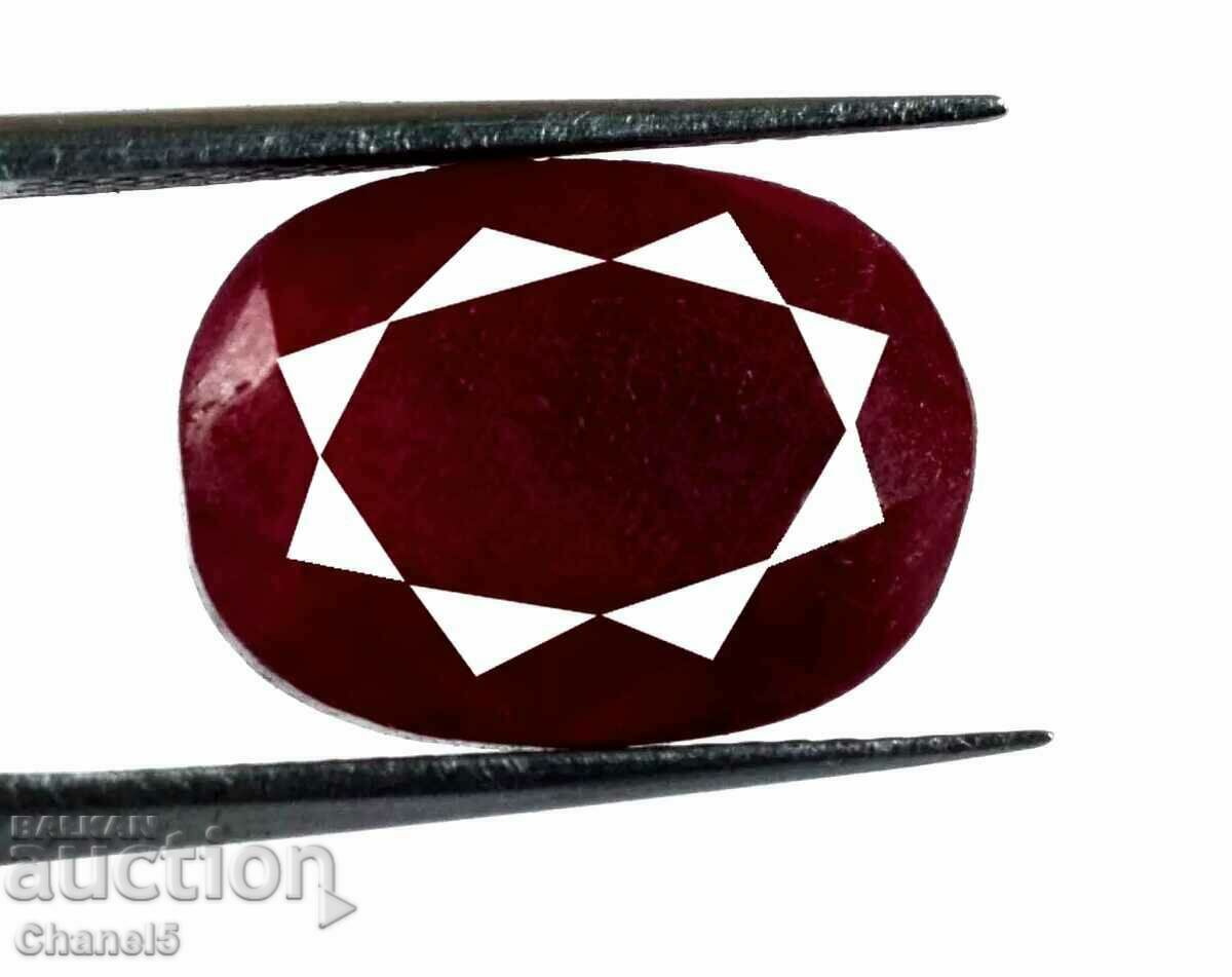NATURAL RUBY - OVAL INDIA - 9.55 ct (286) with price 42.00 BGN | € 21.47
