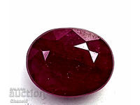 NATURAL RUBY - OVAL INDIA - 5.40 ct (289)